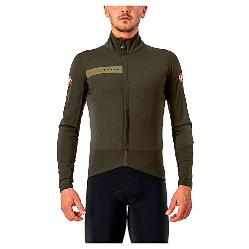 Castelli 4520505-075 BETA RoS JACKET Jacket Herren MILITARY GREEN/GREEN TEA Größe XL von CASTELLI