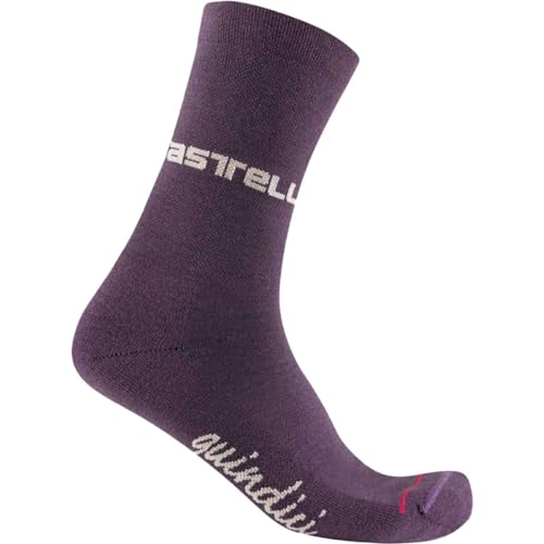 CASTELLI 4522558-502 QUINDICI SOFT M. W S Socks Damen NIGHT SHADE Größe L/XL von CASTELLI
