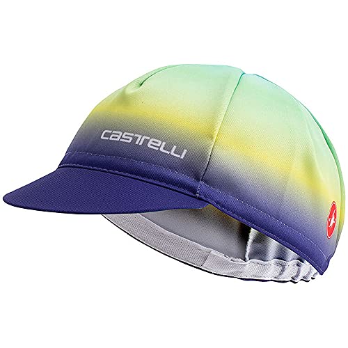 CASTELLI Women's Gradient Cap Hat, Malachitgrün, Einheitsgröße von CASTELLI