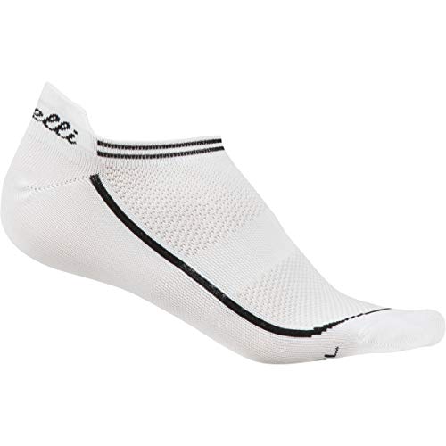 CASTELLI Women's INVISIBILE Sock, Weiß, L-XL von CASTELLI
