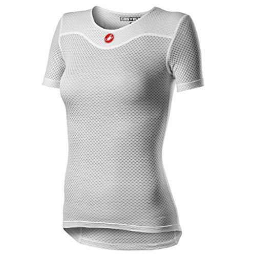 castelli Women's PRO Issue 2 W Short Sleeve T-Shirt, Weiss SCHWARZ, XS von CASTELLI