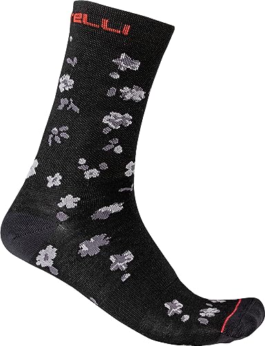 CASTELLI FUGA 18 Sock, Black/Dark Gray, XXL von CASTELLI
