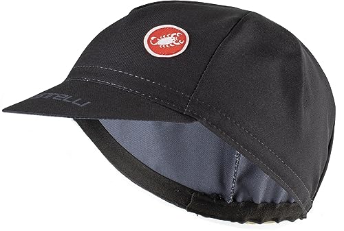 CASTELLI Free AERO Race Cap Hat, Schwarz, Einheitsgröße von CASTELLI