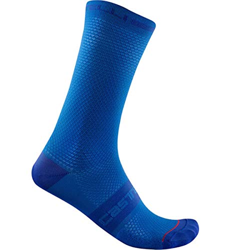 CASTELLI Herren Superleicht T 18 Sock, Hellblau Italien, S von CASTELLI