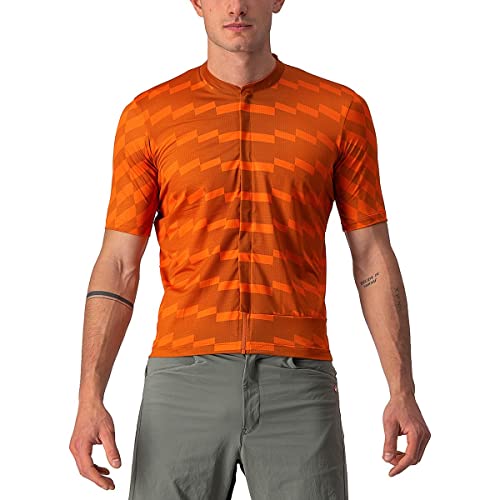 castelli Men's Unltd Dirt Jersey Sweatshirt, Gewürz Orange/Orangenrost, M von CASTELLI