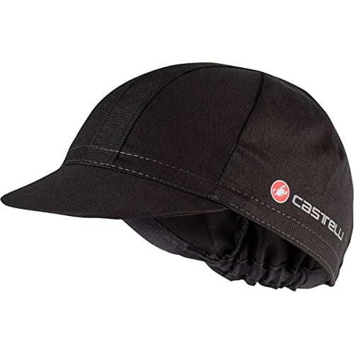 CASTELLI Men's Endurance Cap Hat, Schwarz-Weiss, Einheitsgröße von CASTELLI