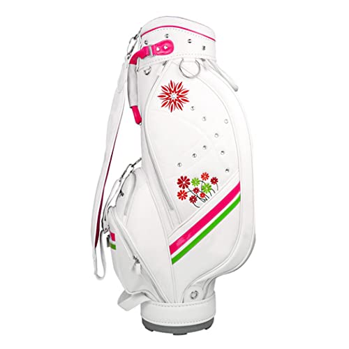Golfschlägertaschen für Damen, Golf-Transporttasche aus PU-Leder, leichte Golf-Standardtasche für den Golfplatz von CAULO