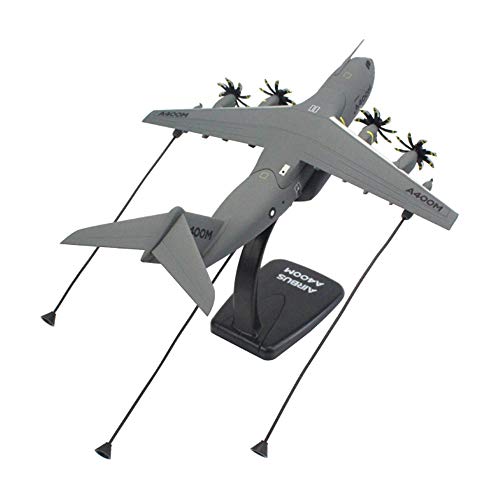 CAZARU Druckguss-Flugzeug-Kunststoffmodell, 1/160 Airbus A400M Transportflugzeug-Flugzeugmodell, Spielzeug für Erwachsene und Dekorationen, 8,3 Zoll x 9,1 Zoll von CAZARU