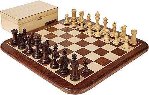 CAZARU Schach-Sets und Bretter Set & Aufbewahrungsbox – 10,2 cm King Height Intelligence, Exchange Game Party von CAZARU