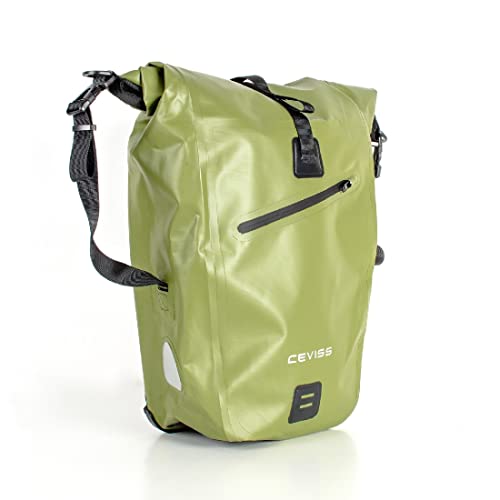 Fahrradtasche Olive Packtasche 25 L Gepäckträgertasche Wasserdicht Schnellverschluss von CBK-MS