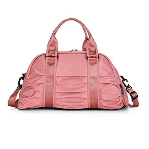 CCAFRET Gym Tasche Sporttasche für Damen mit hoher Kapazität und Schuhfach, Outdoor-Reisetasche, wasserdichte Sport-Trainingstasche, Fitness-Yoga-Pack (Color : Pink) von CCAFRET