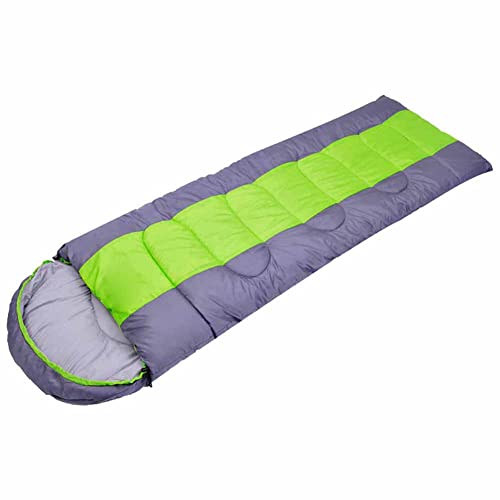 Camping-Schlafsack für Extremes Wetter, 3–4 Jahreszeiten, Leichter Rucksack-Schlafsack zum Wandern und Outdoor, ideal für Erwachsene, Hallo (Grün, 1,4 kg) von CCKUHN