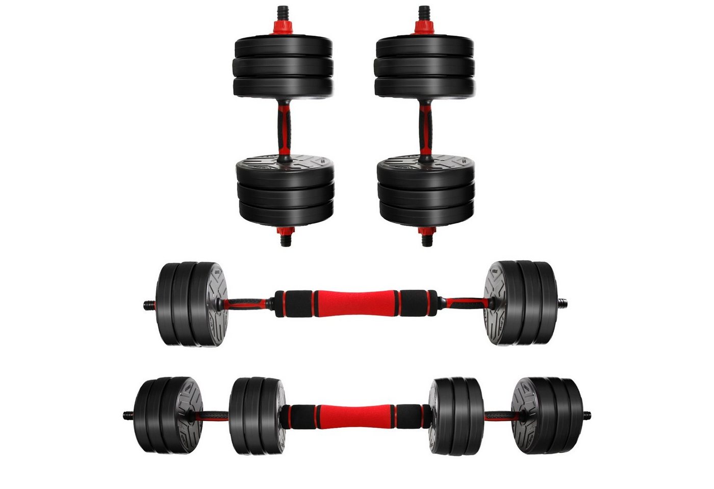 CCLIFE Hantel-Set Hantel Kurzhantel set Dumbbell verstellbar 20/30/40kg von CCLIFE