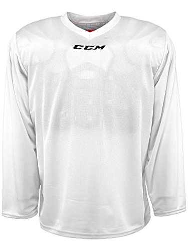 CCM - CCM PRACTICE JERSEY 5000 JR - - White JR-S/M von CCM