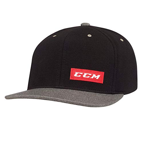 CCM Logo Snapback Senior Black Cap von CCM