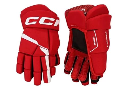 CCM Next Handschuhe Senior HGNEXT23, Größe:13 Zoll, Farbe:rot/weiß von CCM