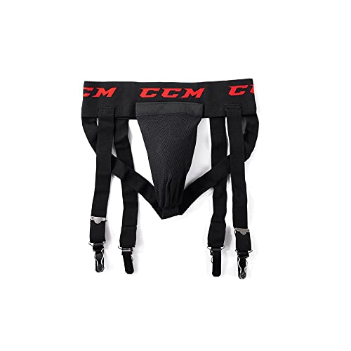 CCM S21 Jock Combo Junior Black Tiefschutz mit Straps von CCM
