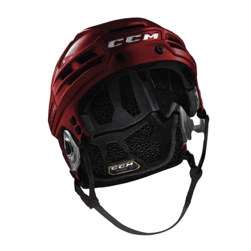 CCM SUPER Tacks X Senior MaroonM Eishockey Helm von CCM