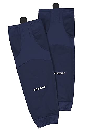 CCM SX6000 Edge Intermediate Hockey Socks, NavyNavy von CCM