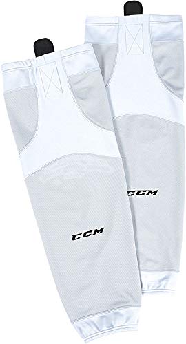 CCM SX6000 Edge Junior White Eishockey Stutzen von CCM