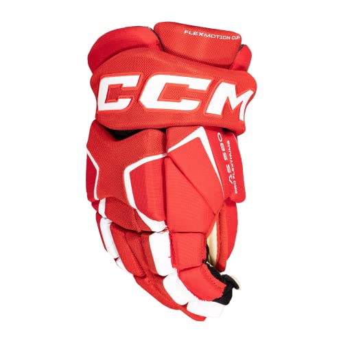 CCM Super Tacks AS-580 Handschuhe Senior, Größe:13 Zoll, Farbe:rot/weiß von CCM