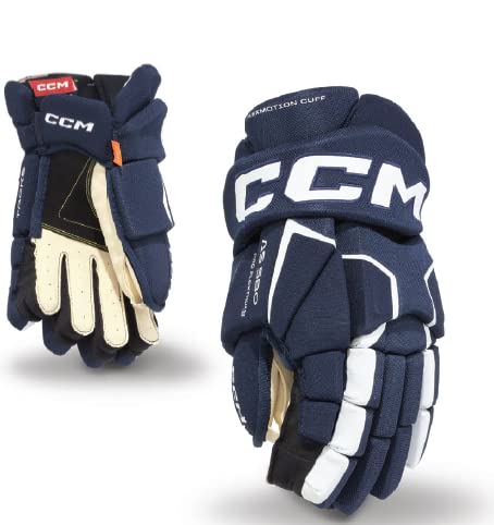 CCM Super Tacks AS-580 Handschuhe Senior, Größe:14 Zoll, Farbe:schwarz/Gold von CCM
