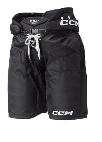 CCM Super Tacks AS-V Pro Hose Senior Velcro, Größe:M, Farbe:schwarz von CCM