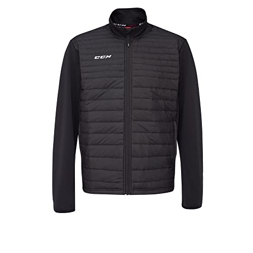 CCM TEAM Steppjacke, Farbe: Schwarz, Größe: M, Einheitsgröße von CCM
