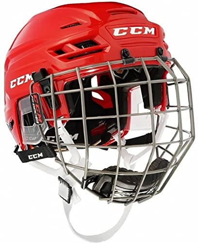 CCM Tacks 210 Combo Helm Senior, Größe:M, Farbe:rot von CCM