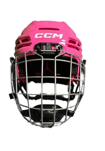 CCM Tacks 70 Helm Combo Bambini, Größe:Junior, Farbe:Pink von CCM