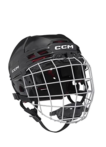 CCM Tacks 70 Helm Combo Junior, Farbe:Schwarz von CCM