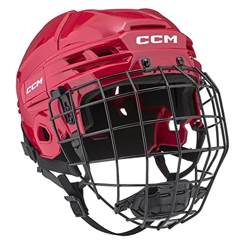 CCM Tacks 70 Helm Combo Senior, Größe:M, Farbe:Rot von CCM