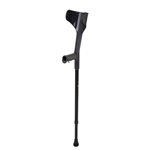 Canes Crutch, einziehbarer, Rutschfester Gehstock, Aluminium, Leichter Hilfsstock mit Griff, bequem am Ellenbogen von CCNGDS