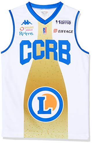CCRB Reims Offizielles Heimtrikot 2019-2020 Basketball Kinder XX-Small weiß von CCRB Reims