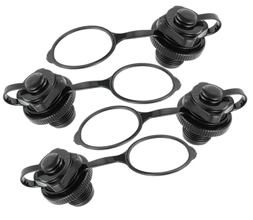 CDDCWZ 4 Stück Schlauchboot Ventil für Paddel Schlauchboot und SUP Ventil,22mm Air Up Ersatzteile, Dichtes Design für Boote, Einfache Installation von CDDCWZ