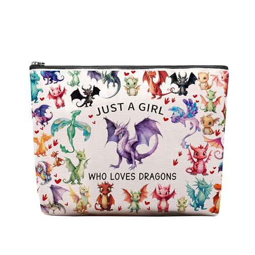 CEASQVAA Kosmetiktasche für Damen, Pferde-Make-up-Tasche, Pferdeliebhaber, Cowgirl, Reitsport, Reisetasche, Kosmetiktasche, Hufeisen, Pferdezubehör, Drachen von CEASQVAA