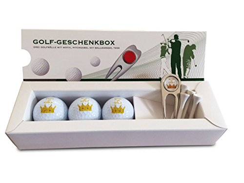 CEBEGO® Golf Geschenkset King of Golf,mehrteilig, hochwertig,Golfset,Golfgeschenke von CEBEGO