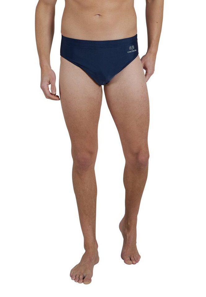 CECEBA Badehose CECEBA Herren Badeslip blau uni (1-St) von CECEBA