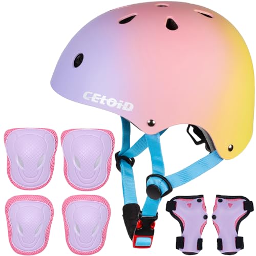 DE-RZ301-Kids Helmet-Set-Pink Violet-M von CELOID