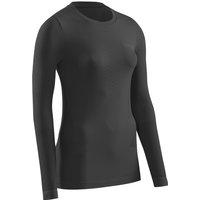 CEP Cold Weather Base langarm Laufshirt Damen 301 - black S von CEP