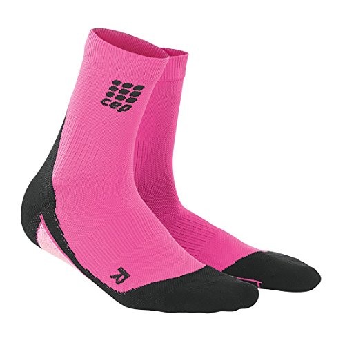 CEP Damen Kompressionsbekleidung Dynamic Plus Short Socks, pink, 4 von CEP