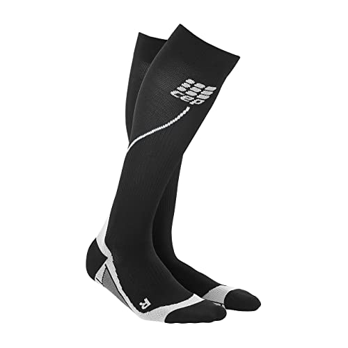CEP Damen Strumpf Progressive+ Run Socks 2.0, Black/Grey, Gr. II von CEP