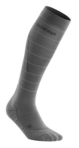 CEP Herren Reflective Socks Men Laufbekleidung Laufsocken Grau - Silber V von CEP