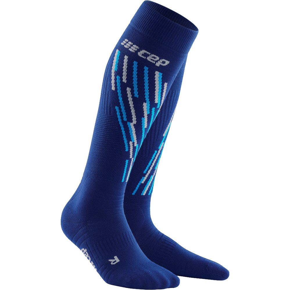 CEP Herren Ski Socken THERMO COMPRESSION blue/azure von CEP