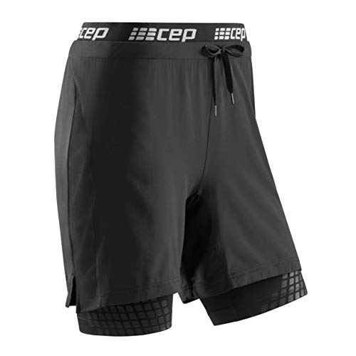 CEP - Training 2IN1 Shorts 3.0 für Damen | Kurze Trainingshose mit Kompression in schwarz | Größe XS von CEP