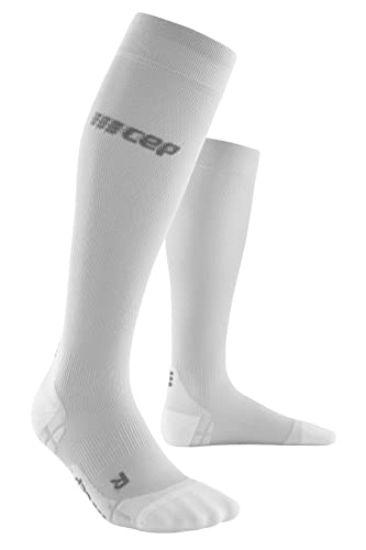 CEP - Ultralight Compression Socks für Damen | Leichte Laufsocken mit Kompression in Carbon White | Größe II | S von CEP