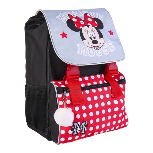CERDÁ LIFE'S LITTLE MOMENTS Mochila Escolar de Minnie Mouse para Niña en Primaria Extensible, Espalda Ergonómica y Asas Ajustables Acolchadas, Material Unisex niños, Multicolor, Talla única von CERDÁ LIFE'S LITTLE MOMENTS