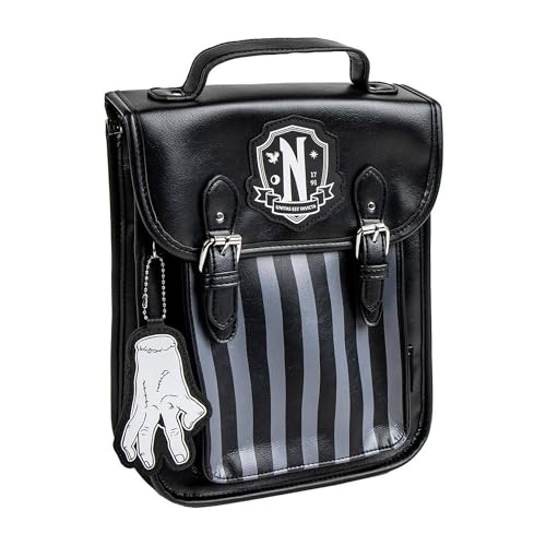 Wednesday Rucksack für Mädchen – Schul- und Freizehrucksack, Bequemes und Strapazierfähiges Design – Wednesday Rucksack mit Großem Hauptfach und Reißverschluss, Ideal für Schule oder Reisen von CERDÁ LIFE'S LITTLE MOMENTS