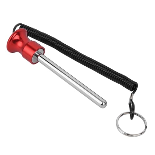 CFTGIW Stift für Weighthine, Magnetischer Gewichtsstift mit Zugseil, Zubehör für Kraftgeräte, Gewichtsstift, Gewichtsstift (Rot) von CFTGIW