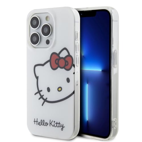 CG MOBILE Hello Kitty Schutzhülle für iPhone – Kitty Head – Weiß (iPhone 14 Pro) von CG MOBILE